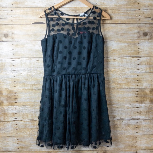 American Rag Dresses & Skirts - American Rag Black Polka Dot Dress